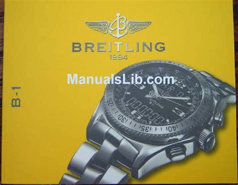 breitling b1 istruzioni|breitling b 1 manual.